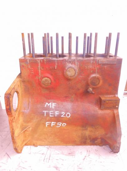 Bloc moteur tracteur massey ferguson mf ff30 ds ff30ds tef20 4 cylindres diesel