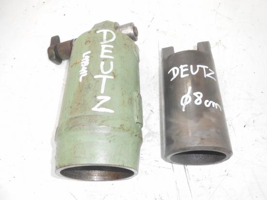 Cylindre verin chemise piston de relevage tracteur deutz 80 mm